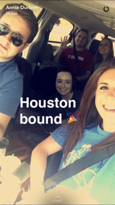 The sports team. Houston bound 2016.